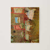 Inneres eines Restaurants von Vincent van Gogh Puzzle (Vertikal)