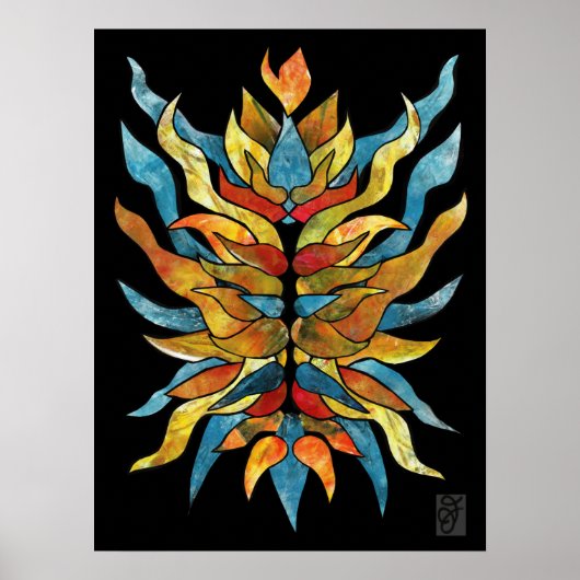 Inneres Feuer Poster (Vorne)