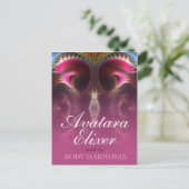 Inneres Fraktal Benutzerdefinierte Postkarte (Stehend Vorderseite)