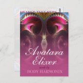 Inneres Fraktal Benutzerdefinierte Postkarte (Vorne/Hinten)