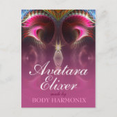 Inneres Fraktal Benutzerdefinierte Postkarte (Vorderseite)