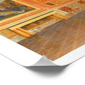 Inneres im Medici Palace Poster (Ecke)