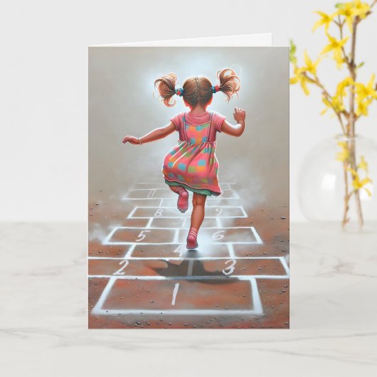 Inneres Kind Geburtstag Karte (Gelbe Blume)