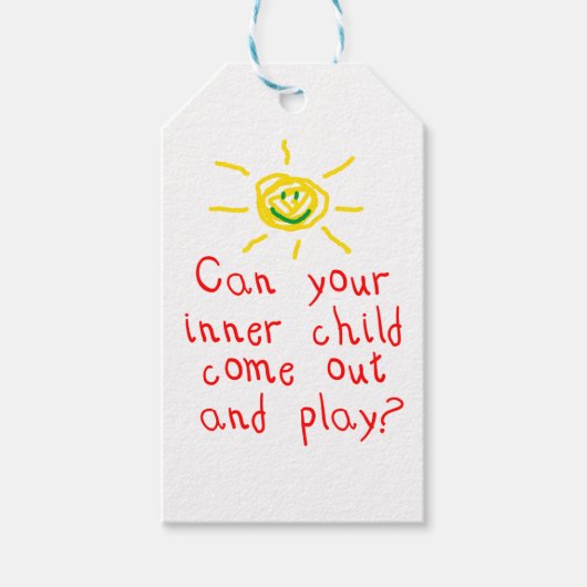 Inneres Kind Geschenkanhänger (Vorderseite)