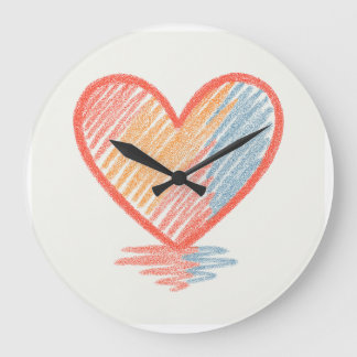 Inneres Kind Große Wanduhr