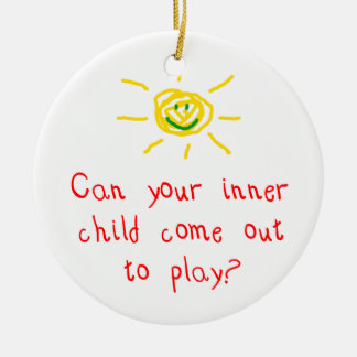 Inneres Kind Keramik Ornament