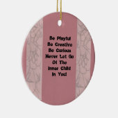 Inneres Kind Keramik Ornament (Rechts)