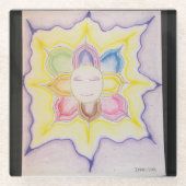 Inneres Licht Glasuntersetzer (Vorderseite)