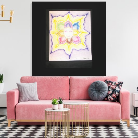 Inneres Licht Leinwanddruck (Insitu (Wohnzimmer))