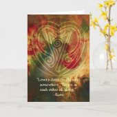 Inneres Lied-Rumi und poetische Kunst Karte (Gelbe Blume)