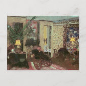 Inneres oder, Der Salon mit drei Lampen, 1899 Postkarte (Vorderseite)