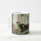 Inneres römischen Gebäude mit Figuren Kaffeetasse (Vorderseite Links)