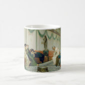 Inneres römischen Gebäude mit Figuren Kaffeetasse (Mittel)