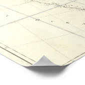 Inneres Teile Nordamerikas Poster (Ecke)