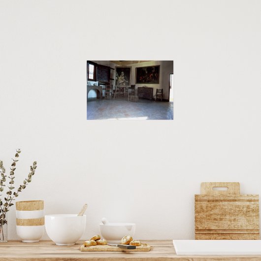 Inneres von El Greco Poster (Küche)