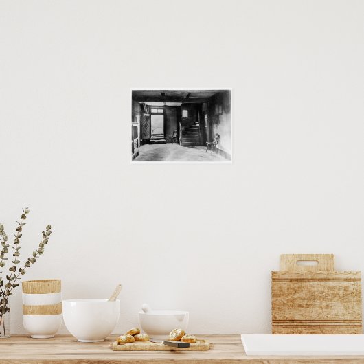 Inneres von Johann Sebastian Bach Poster (Küche)