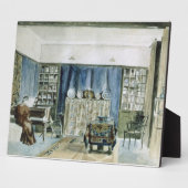 Inneres von Kelmscott Manor (mit Papier) Fotoplatte (Seite)