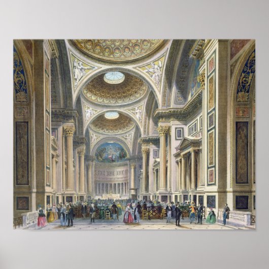 Inneres von La Madeleine, Paris Poster (Vorne)