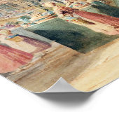 Inneres von Les Halles, 1835 Poster (Ecke)