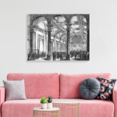 Inneres von Lloyd's of London Leinwanddruck (Insitu (Wohnzimmer))