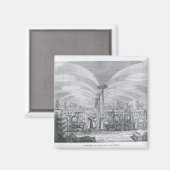 Inneres von Marshalls Flachsmühle Magnet (Vorderseite/Rückseite)