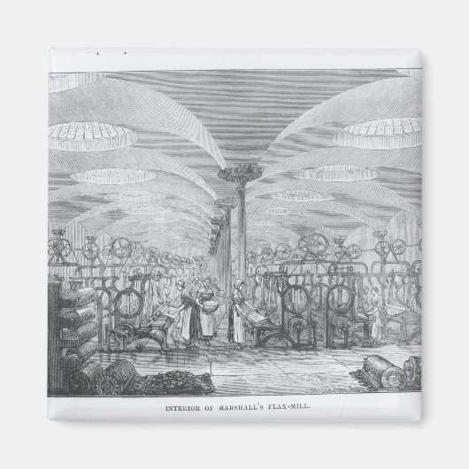 Inneres von Marshalls Flachsmühle Magnet (Vorne)