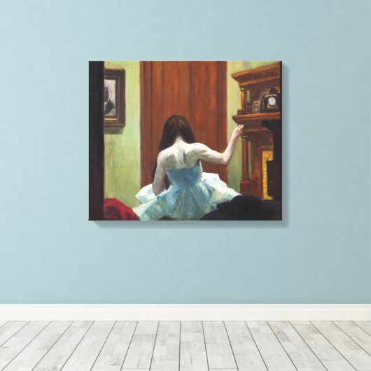 Inneres von New York | Edward Hopper | Leinwanddruck (Insitu (Holzboden))