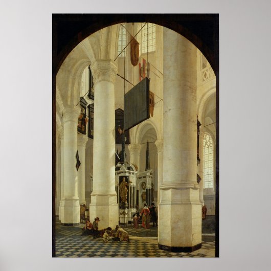 Inneres von Nieuwe Kerk Poster (Vorne)