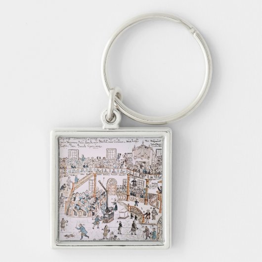 Innerhalb der alten lutherischen Kirche York Schlüsselanhänger (Vorne)