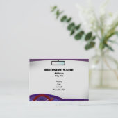 Innerhalb der Auto-Visitenkarte Visitenkarte (Stehend Vorderseite)