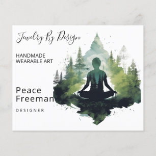 Innerhalb der Stille Waldmeditation Flyer