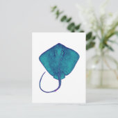 INNERHALB DES BLAUES POSTKARTE (Stehend Vorderseite)