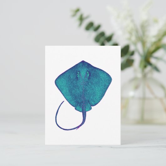 INNERHALB DES BLAUES POSTKARTE (Stehend Vorderseite)