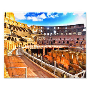 Innerhalb des Colosseum Fotodruck