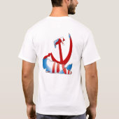 Innerhalb des Obama-Logos - AntiObama T-Shirt (Rückseite)
