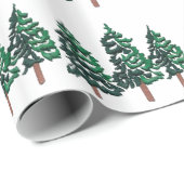 INNERHALB DES WALDES GESCHENKPAPIER (Rolleneckpunkt)