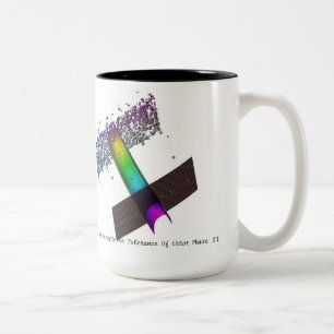 Innerhalb einer annehmbaren Toleranz von Zweifarbige Tasse