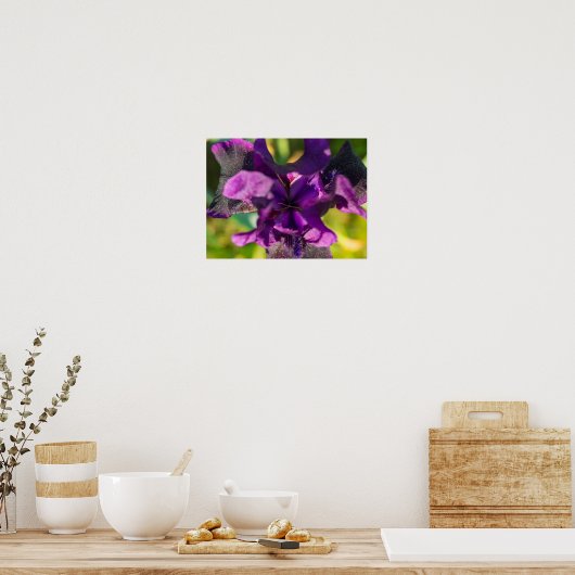 Innerhalb einer Iris Poster (Küche)