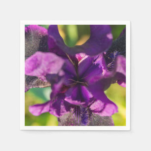 Innerhalb einer Iris Serviette