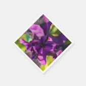 Innerhalb einer Iris Serviette (Ecke)