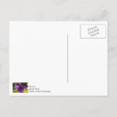 Innerhalb einer Iris Vielen Dank Postcard Postkarte (Rückseite)