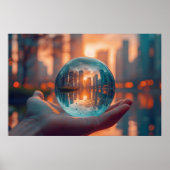 Innerhalb einer Kugel Poster (Vorne)