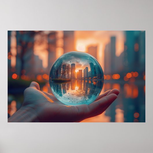 Innerhalb einer Kugel Poster (Vorne)