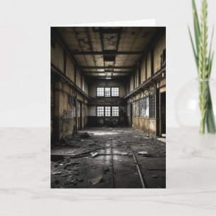 Innerhalb einer Station, die verlassen wurde Karte