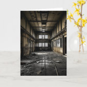 Innerhalb einer Station, die verlassen wurde Karte (Gelbe Blume)