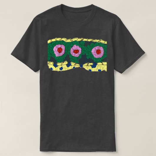innerhalb eines Blattes T-Shirt (Design vorne)