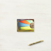 Innerhalb eines Heißluft Ballons Post-it Klebezettel (Auf Schreibtisch)