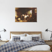 Innerhalb eines Stabes Leinwanddruck (Insitu (Schlafzimmer))