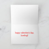 innerhalb: glücklicher Valentinstag, lovebug! Feiertagskarte (Innenseite)