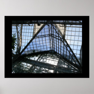 innerhalb - heraus (Decke des Gewächshauses) Poster